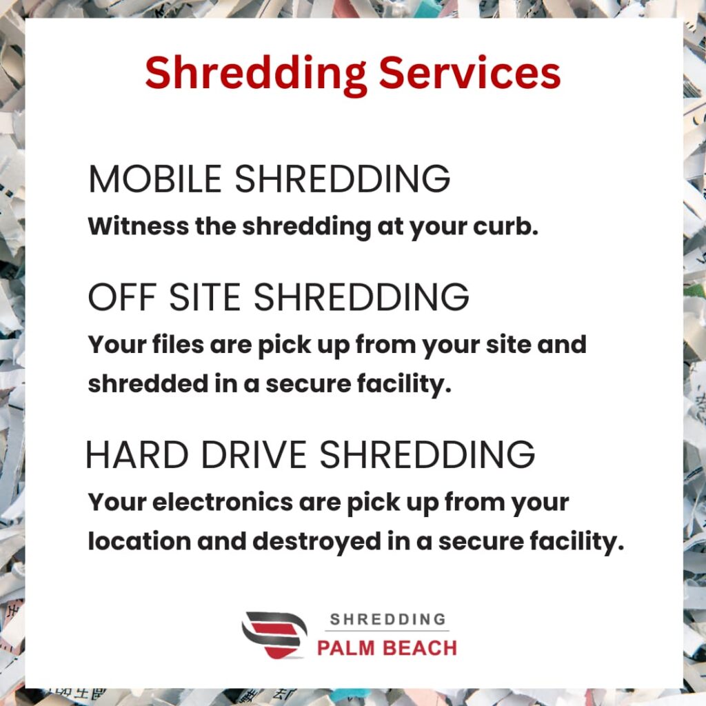 Document Shredding Services Palm Beach Shredding